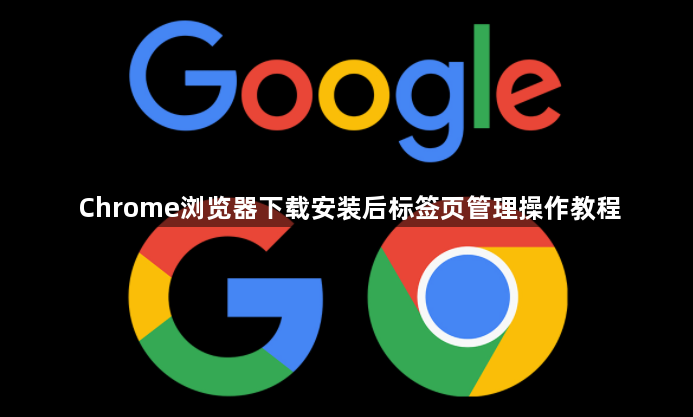 Chrome浏览器下载安装后标签页管理操作教程1