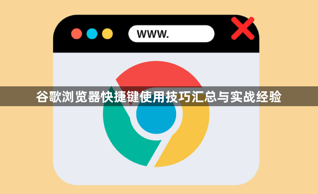 谷歌浏览器快捷键使用技巧汇总与实战经验1