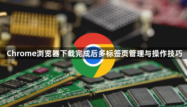 Chrome浏览器下载完成后多标签页管理与操作技巧1