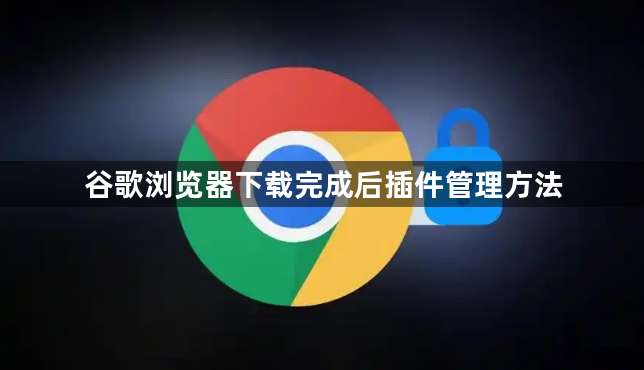 谷歌浏览器下载完成后插件管理方法1