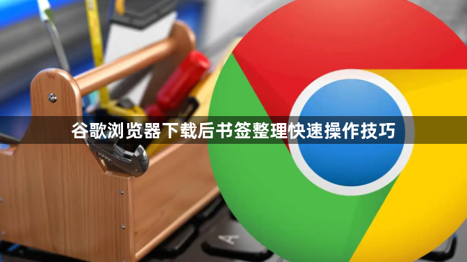 谷歌浏览器下载后书签整理快速操作技巧1