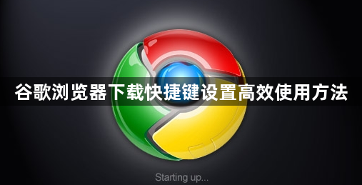 谷歌浏览器下载快捷键设置高效使用方法1