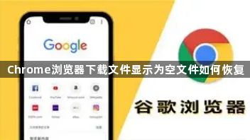 Chrome浏览器下载文件显示为空文件如何恢复1