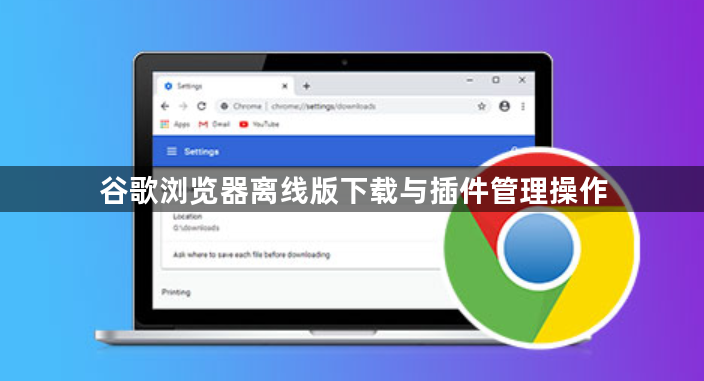 谷歌浏览器离线版下载与插件管理操作1