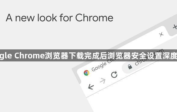 google Chrome浏览器下载完成后浏览器安全设置深度优化1