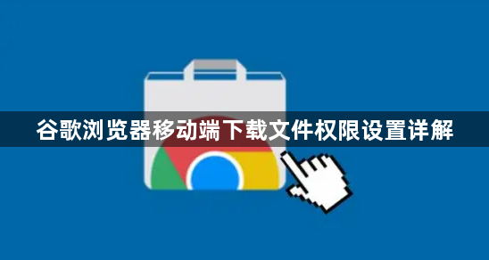 谷歌浏览器移动端下载文件权限设置详解1