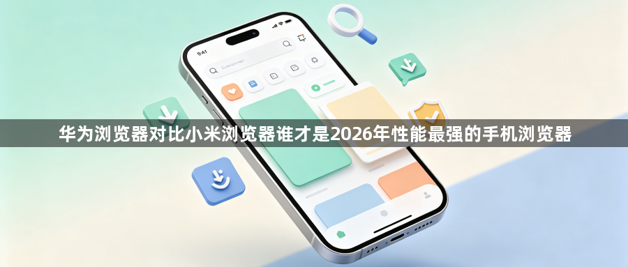 华为浏览器对比小米浏览器谁才是2026年性能最强的手机浏览器1