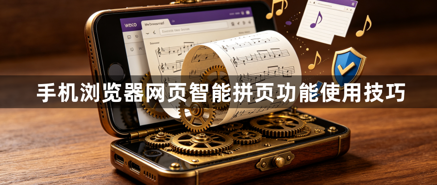 手机浏览器网页智能拼页功能使用技巧1