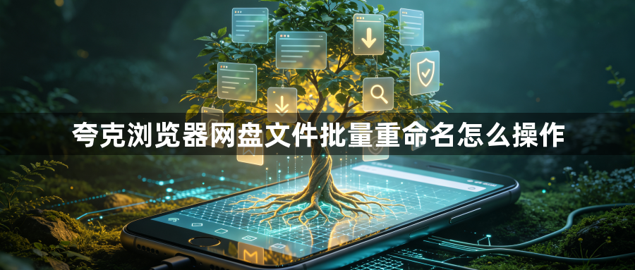 夸克浏览器网盘文件批量重命名怎么操作1