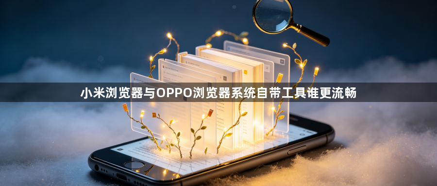 小米浏览器与OPPO浏览器系统自带工具谁更流畅1