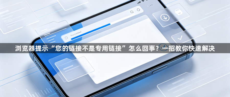 浏览器提示“您的链接不是专用链接”怎么回事?一招教你快速解决1