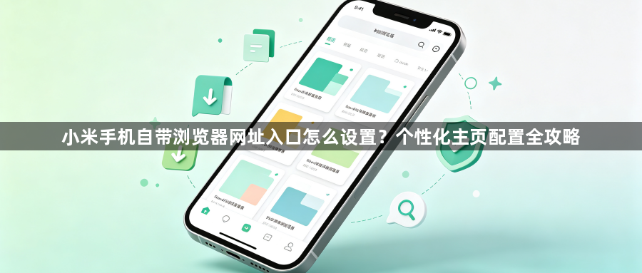 小米手机自带浏览器网址入口怎么设置？个性化主页配置全攻略1