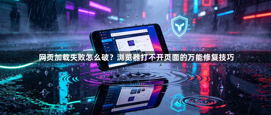 网页加载失败怎么破?浏览器打不开页面的万能修复技巧1