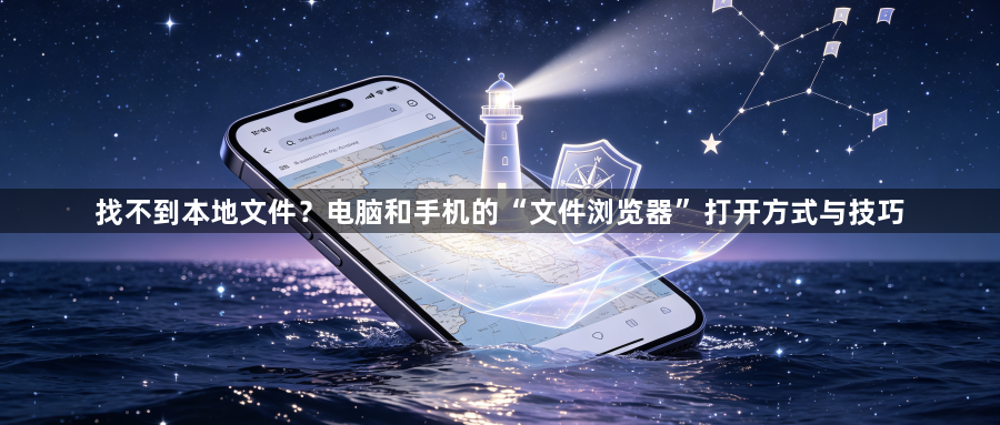 找不到本地文件?电脑和手机的“文件浏览器”打开方式与技巧1