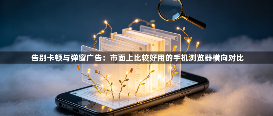 告别卡顿与弹窗广告:市面上比较好用的手机浏览器横向对比1