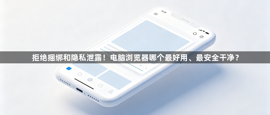拒绝捆绑和隐私泄露!电脑浏览器哪个最好用、最安全干净?1