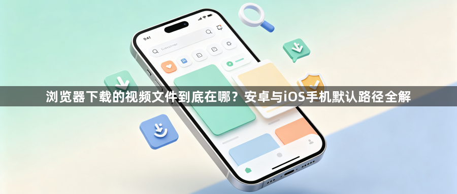 浏览器下载的视频文件到底在哪？安卓与iOS手机默认路径全解1