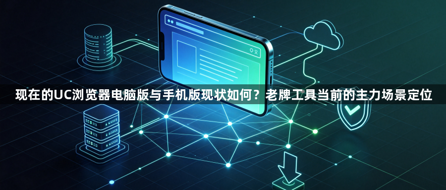 现在的UC浏览器电脑版与手机版现状如何?老牌工具当前的主力场景定位1