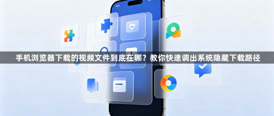 手机浏览器下载的视频文件到底在哪?教你快速调出系统隐藏下载路径1
