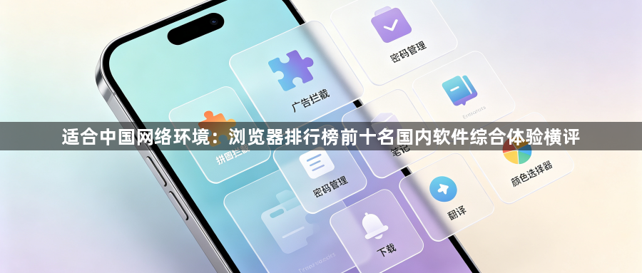 适合中国网络环境:浏览器排行榜前十名国内软件综合体验横评1