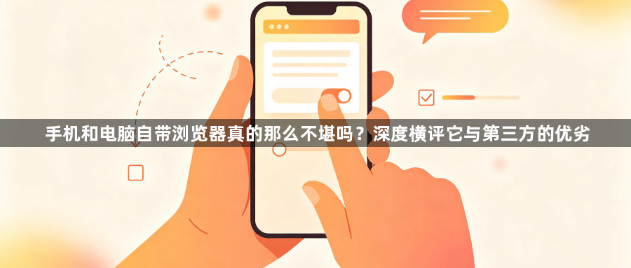 手机和电脑自带浏览器真的那么不堪吗？深度横评它与第三方的优劣1
