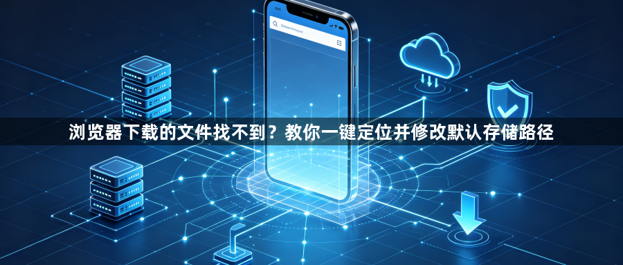 浏览器下载的文件找不到？教你一键定位并修改默认存储路径1