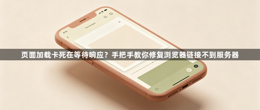 页面加载卡死在等待响应？手把手教你修复浏览器链接不到服务器1