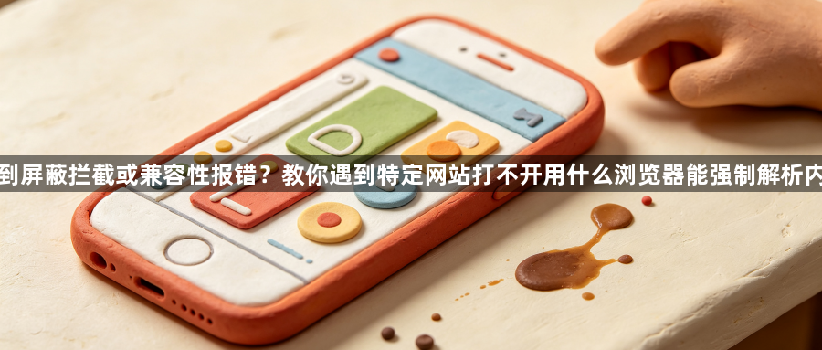 遇到屏蔽拦截或兼容性报错？教你遇到特定网站打不开用什么浏览器能强制解析内核1