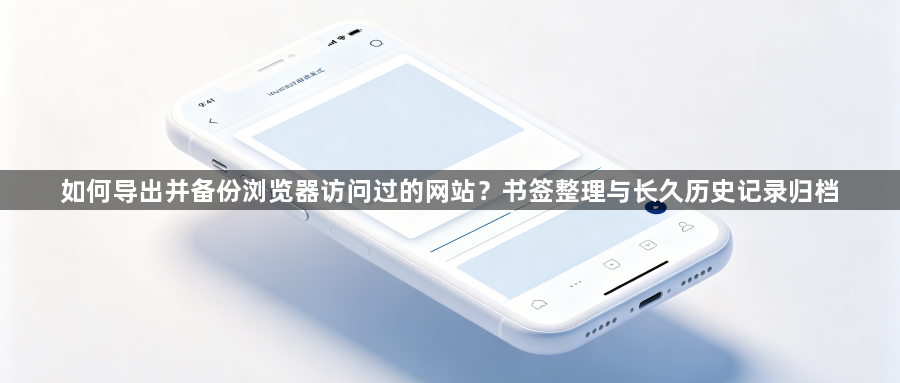 如何导出并备份浏览器访问过的网站？书签整理与长久历史记录归档1