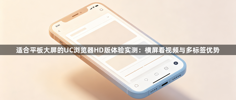 适合平板大屏的UC浏览器HD版体验实测：横屏看视频与多标签优势1