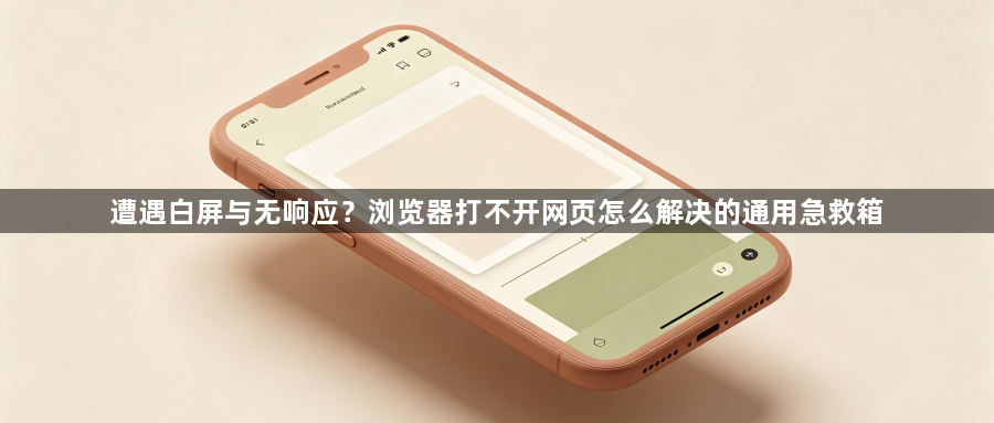 遭遇白屏与无响应？浏览器打不开网页怎么解决的通用急救箱1