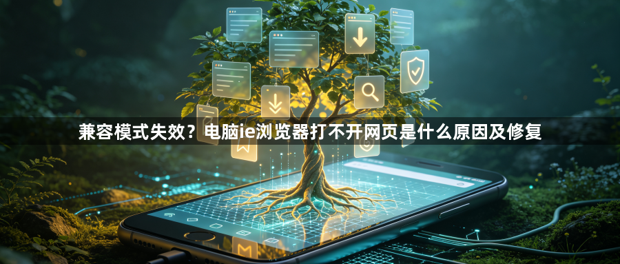 兼容模式失效？电脑ie浏览器打不开网页是什么原因及修复1