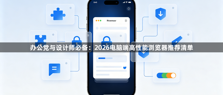 办公党与设计师必备：2026电脑端高性能浏览器推荐清单1