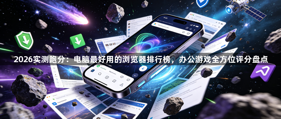 2026实测跑分：电脑最好用的浏览器排行榜，办公游戏全方位评分盘点1