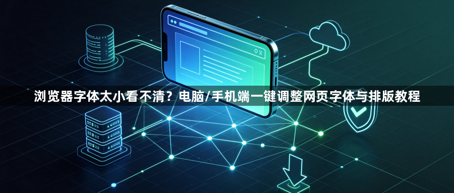 浏览器字体太小看不清？电脑/手机端一键调整网页字体与排版教程1