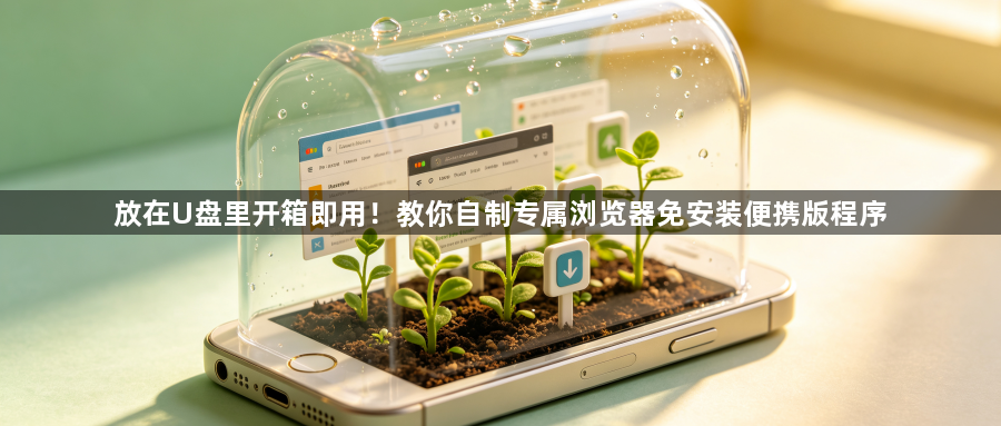 放在U盘里开箱即用！教你自制专属浏览器免安装便携版程序1