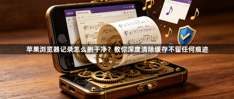 苹果浏览器记录怎么删干净?教你深度清除缓存不留任何痕迹1